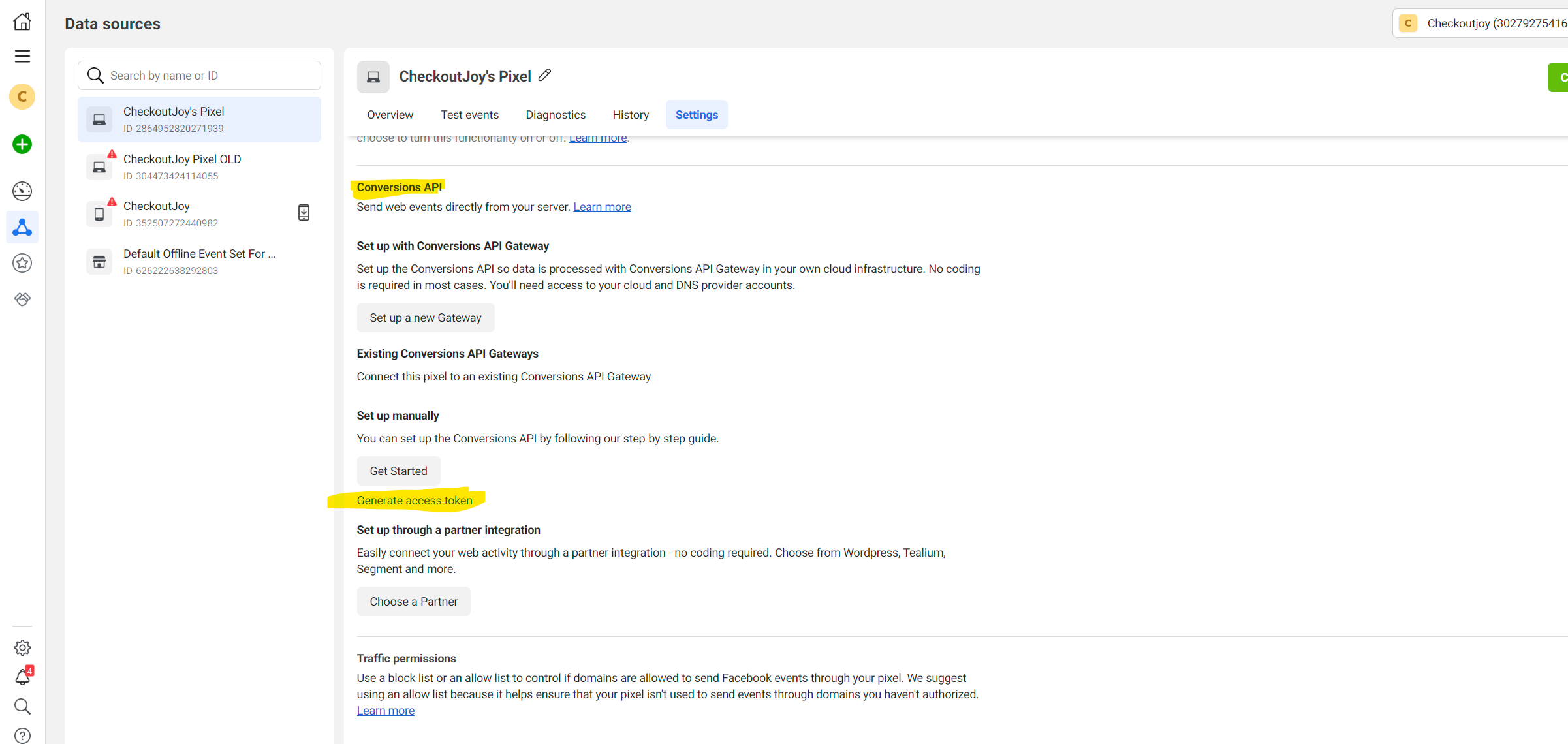finding your facebook access token